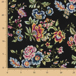 Xaile Koshibo estampado preto - Ribes y Casals