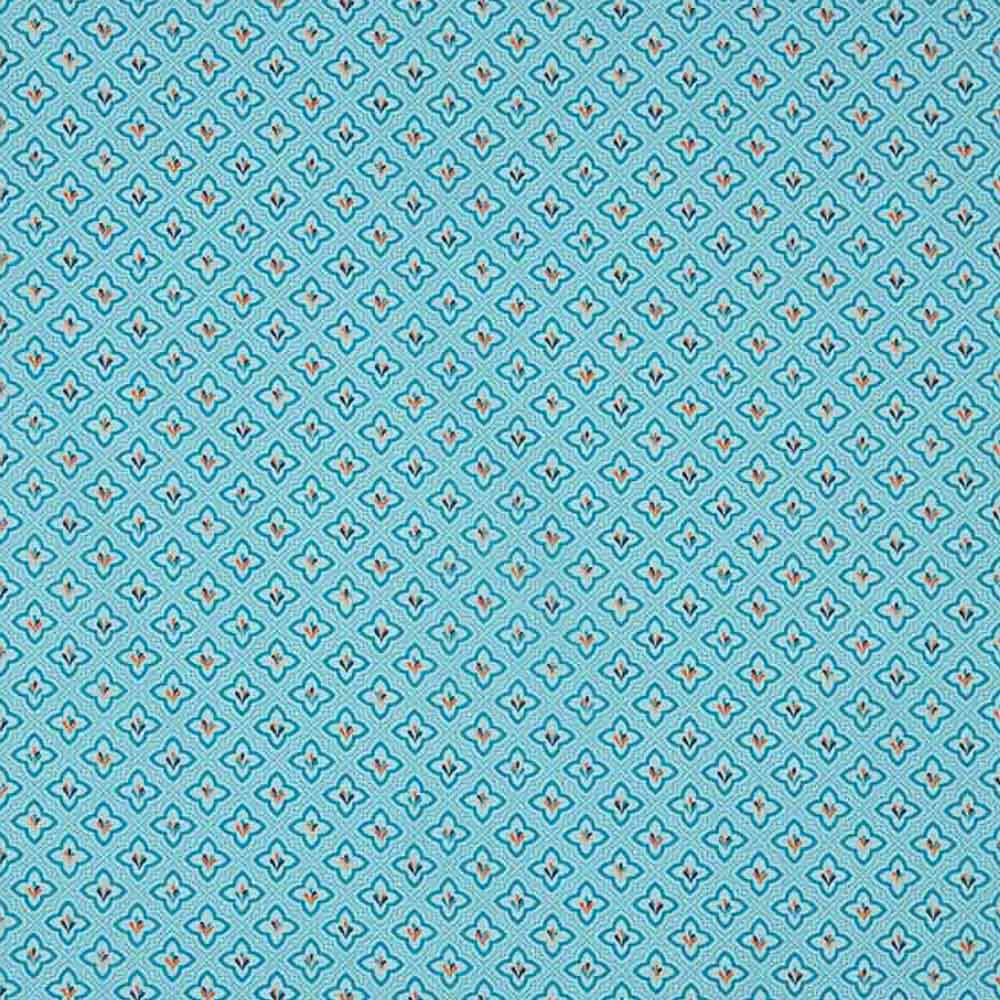 Popeline de Algodão Rania Azul - Ribes y Casals