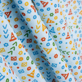 Popeline de Algodão Grama Azul - Ribes y Casals