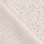 Popeline de algodão floral vintage rosa - Ribes y Casals