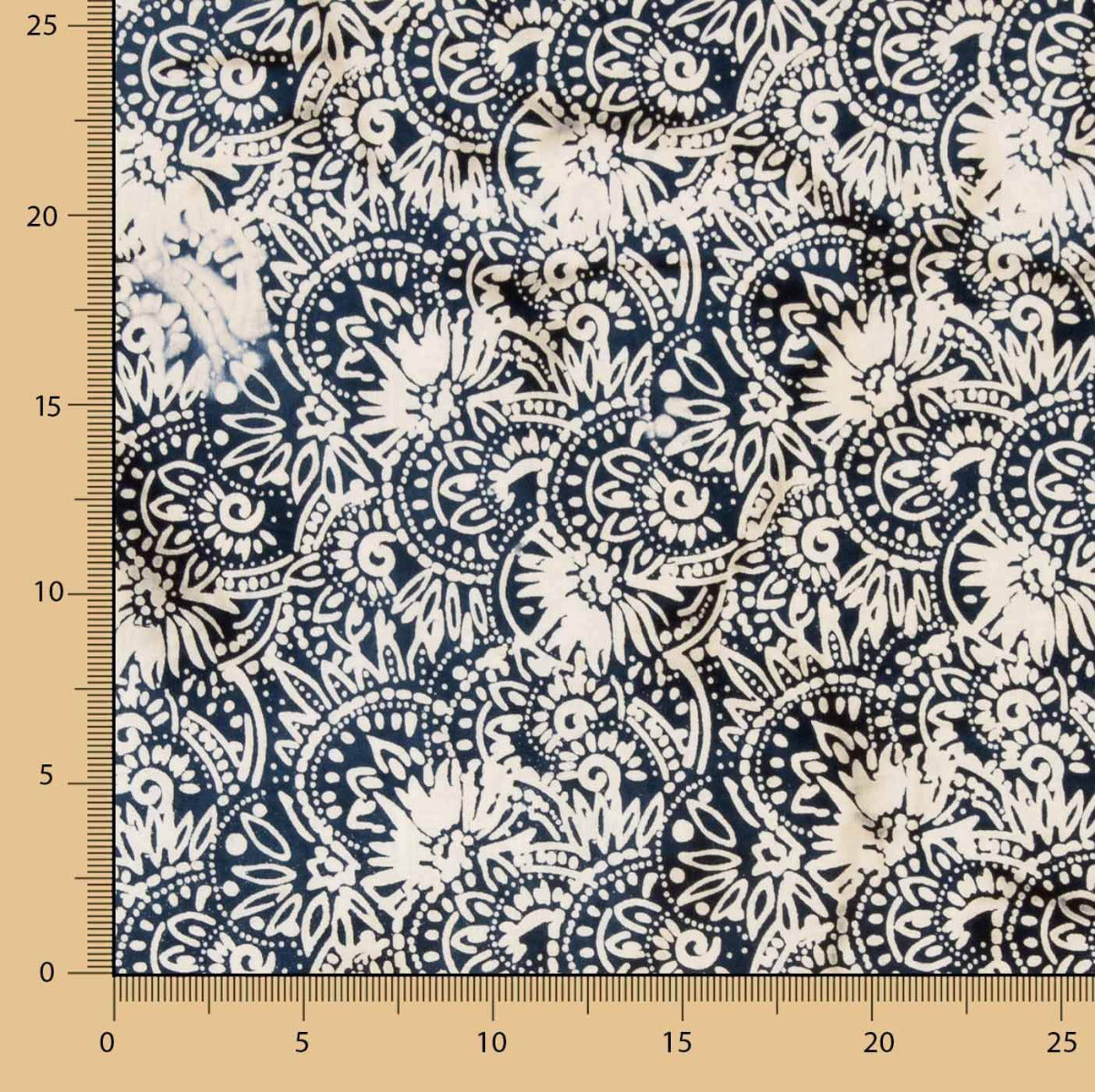 Popeline Batik Dakar Marinho - Ribes y Casals