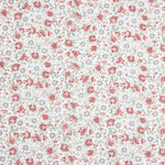 Popeline de algodão floral coral Sketch - Ribes y Casals