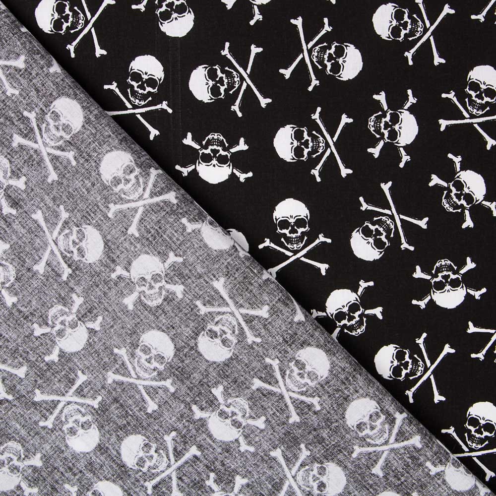 Algodão Piratas Preto - Ribes y Casals