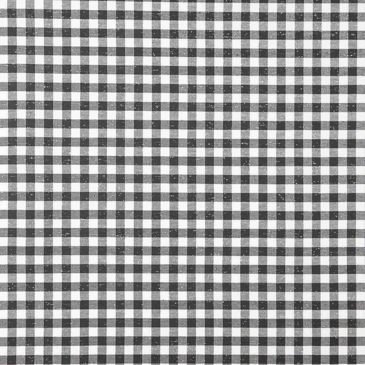 Viyela Algodão Vichy Marmoreado Branco e Preto - Ribes y Casals