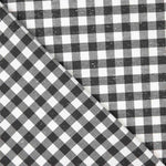 Viyela Algodão Vichy Marmoreado Branco e Preto - Ribes y Casals