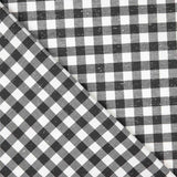 Viyela Algodão Vichy Marmoreado Branco e Preto - Ribes y Casals