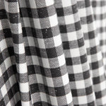 Viyela Algodão Vichy Marmoreado Branco e Preto - Ribes y Casals