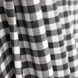 Viyela Algodão Vichy Marmoreado Branco e Preto - Ribes y Casals