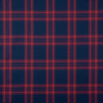 Viyela Algodão Aberdeen Marinho - Vermelho - Ribes y Casals