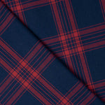 Viyela Algodão Aberdeen Marinho - Vermelho - Ribes y Casals