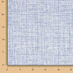 Popeline de algodão efeito linho azul - Ribes y Casals