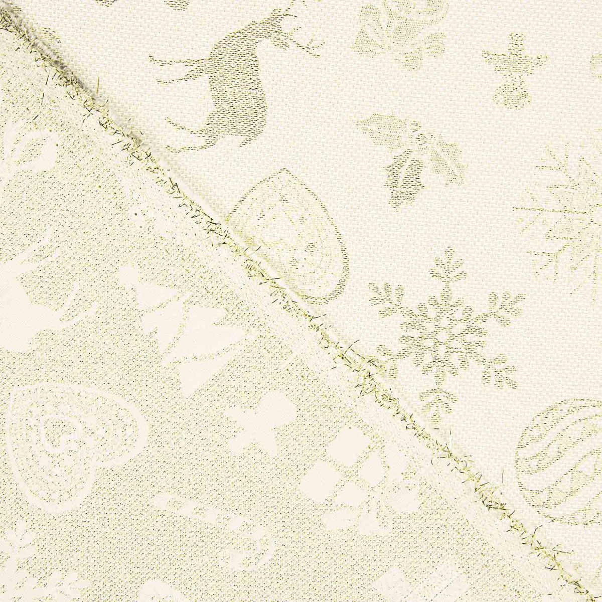 Loneta Natal Lurex Dourado - Ribes y Casals