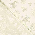 Loneta Natal Lurex Dourado - Ribes y Casals
