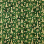 Popeline Natal Verde Abeto - Ribes y Casals