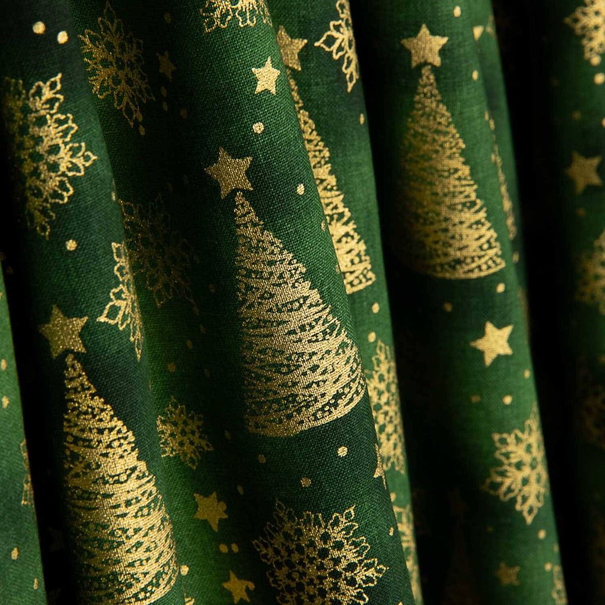 Popeline Natal Verde Abeto - Ribes y Casals