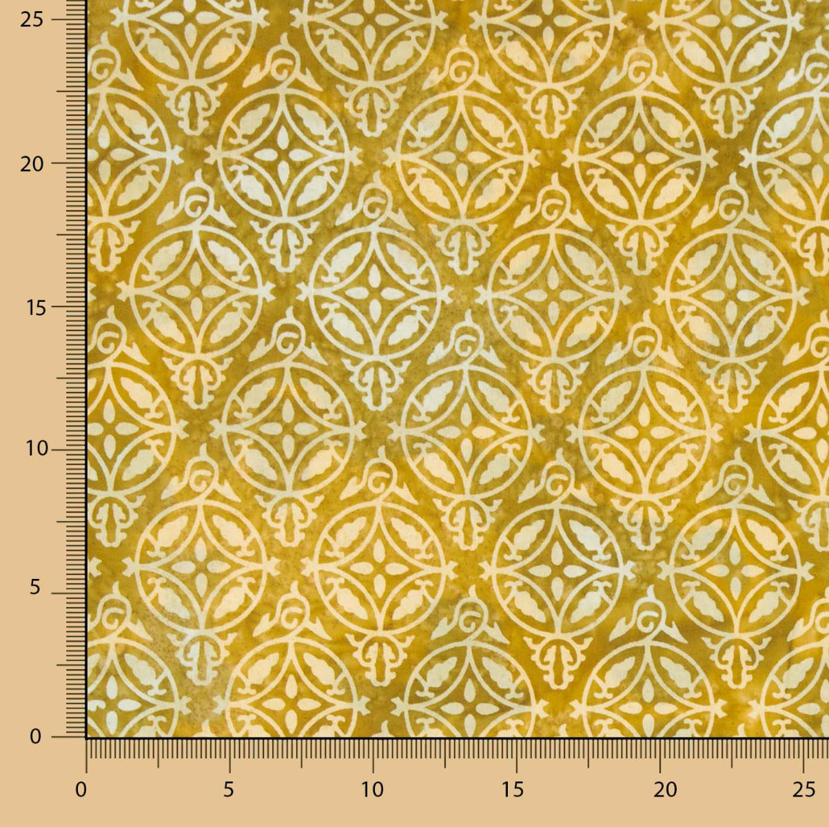 Popeline Batik Nairobi Ocre - Ribes y Casals