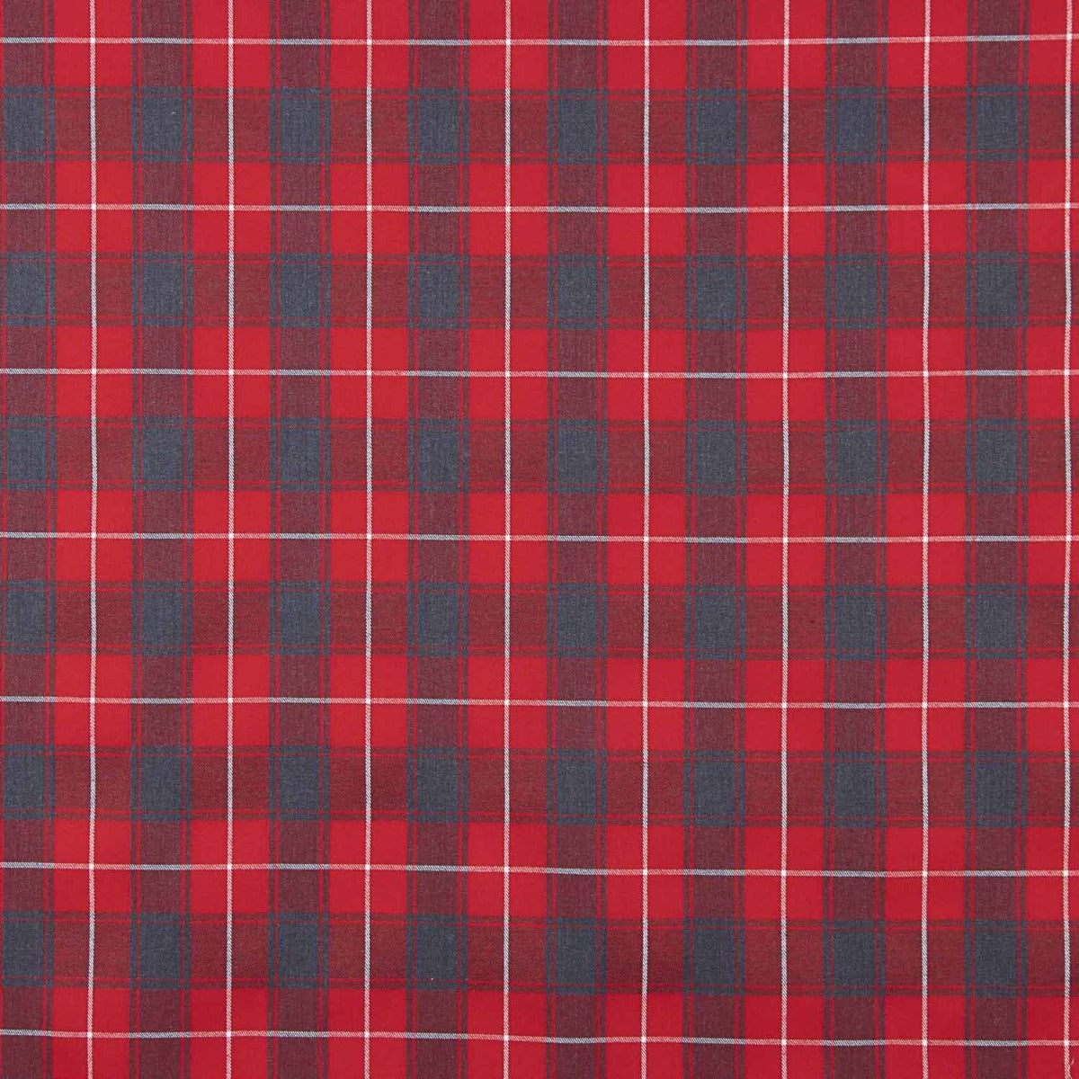 Viyela Algodão Scotland Vermelho - Cinza - Ribes y Casals