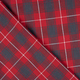 Viyela Algodão Scotland Vermelho - Cinza - Ribes y Casals