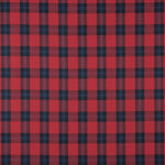 Viyela Algodão Quadros Vermelho - Preto - Ribes y Casals