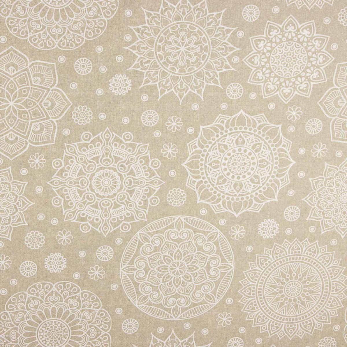 Retalho de lona estampada com mandalas - Várias medidas x largura de 280 cm - Ribes y Casals