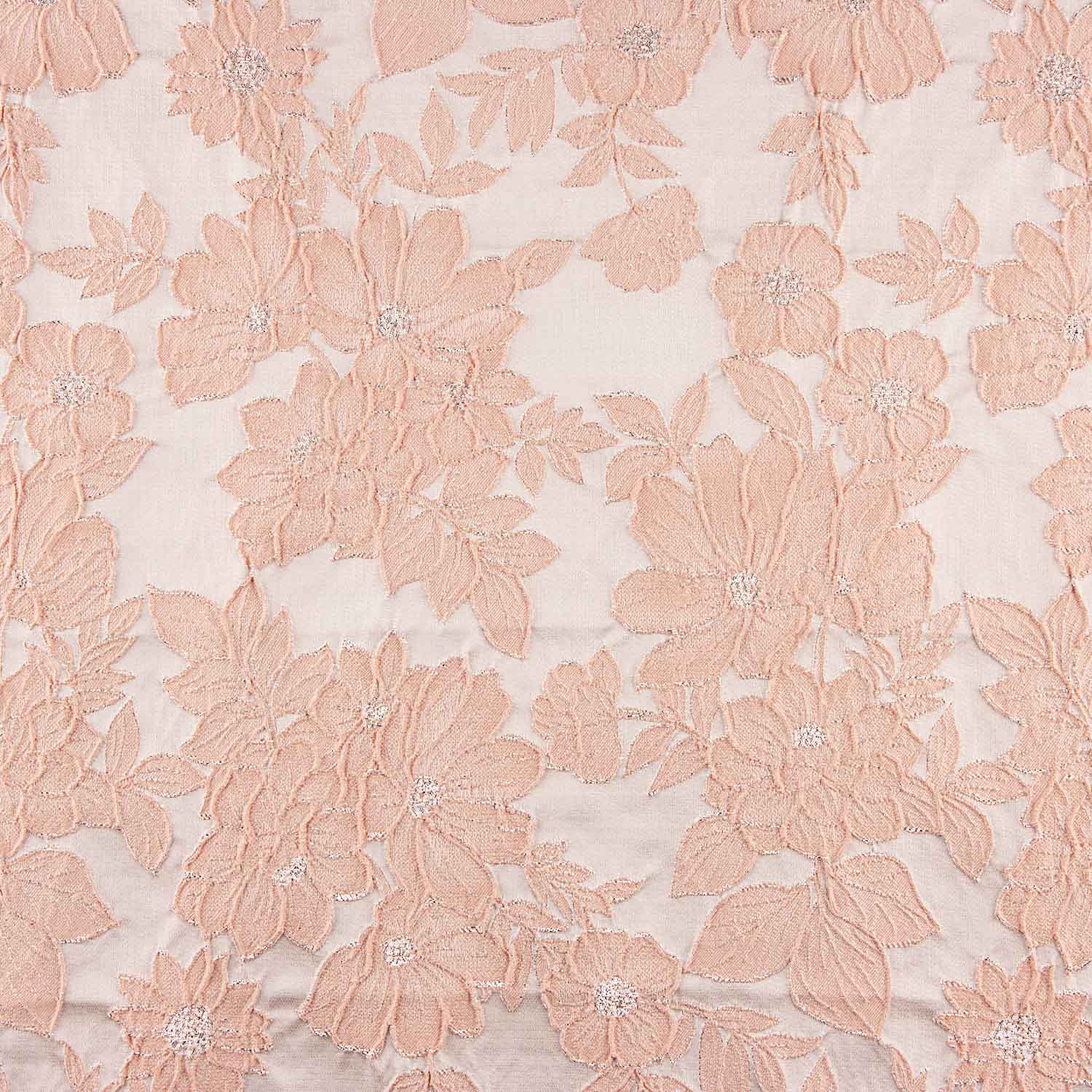 Brocado Floral Rosa Empoeirado - Ribes y Casals