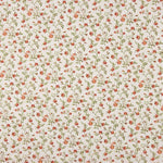 Algodão Estampado Flores Grace Coral - Ribes y Casals