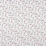 Algodão Estampado Flores Grace Rosa - Ribes y Casals