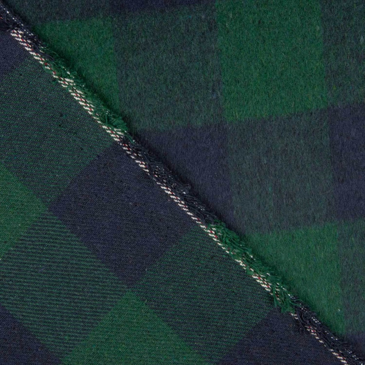 Mouflon Xadrez Verde e Azul Marinho - Ribes y Casals