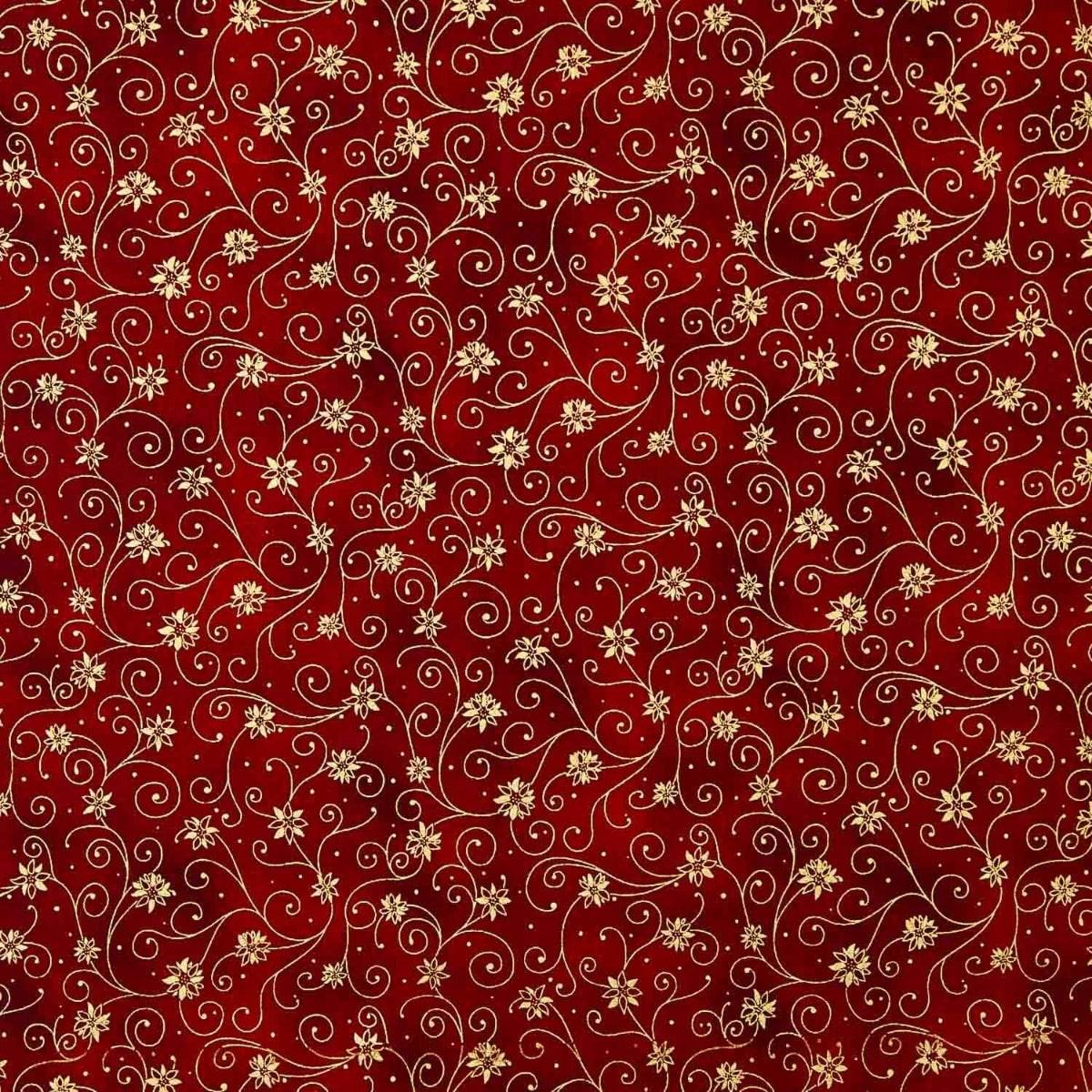 Popeline Natal Estrela Ouro - Ribes y Casals