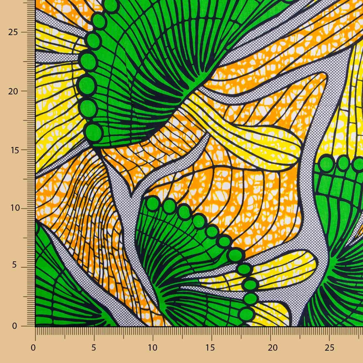 Tecido Wax Africana Abidemi - Ribes y Casals