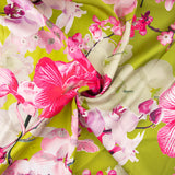 Cetim Estampado Sweet Rosa-Lima - Ribes y Casals