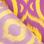 Cetim Estampado Checker Geo Lilás - Ribes y Casals