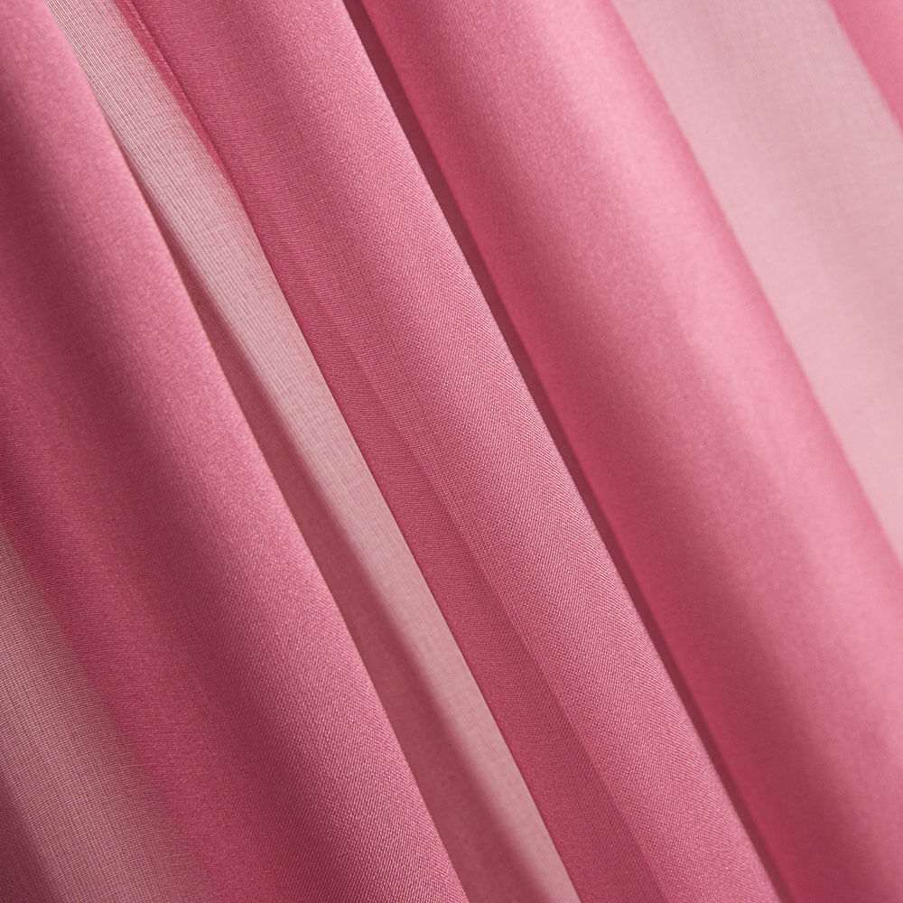 Gaze De Seda Cor-De-Rosa Ruibarbo - Ribes y Casals