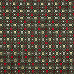 Popeline Algodão Noel Star Geo Verde - Ribes y Casals