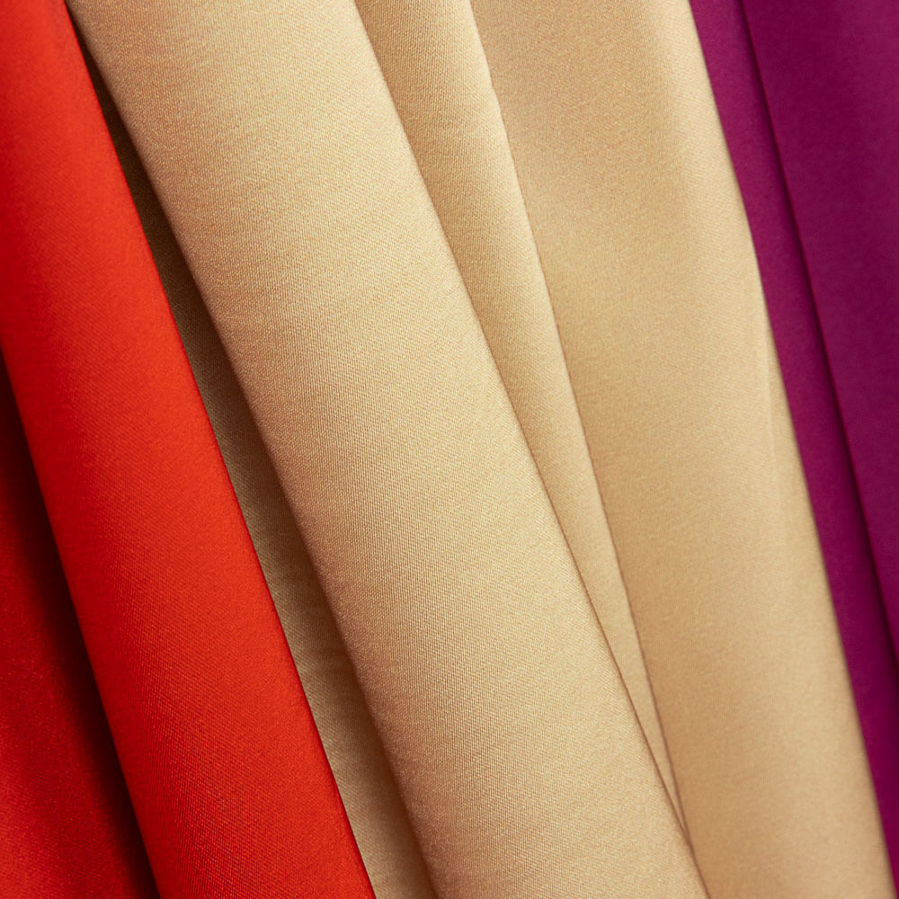 Cetim Poliéster Degradé Morango - Ribes y Casals