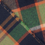 Mouflon Xadrez Verde, Laranja e Marinho - Ribes y Casals