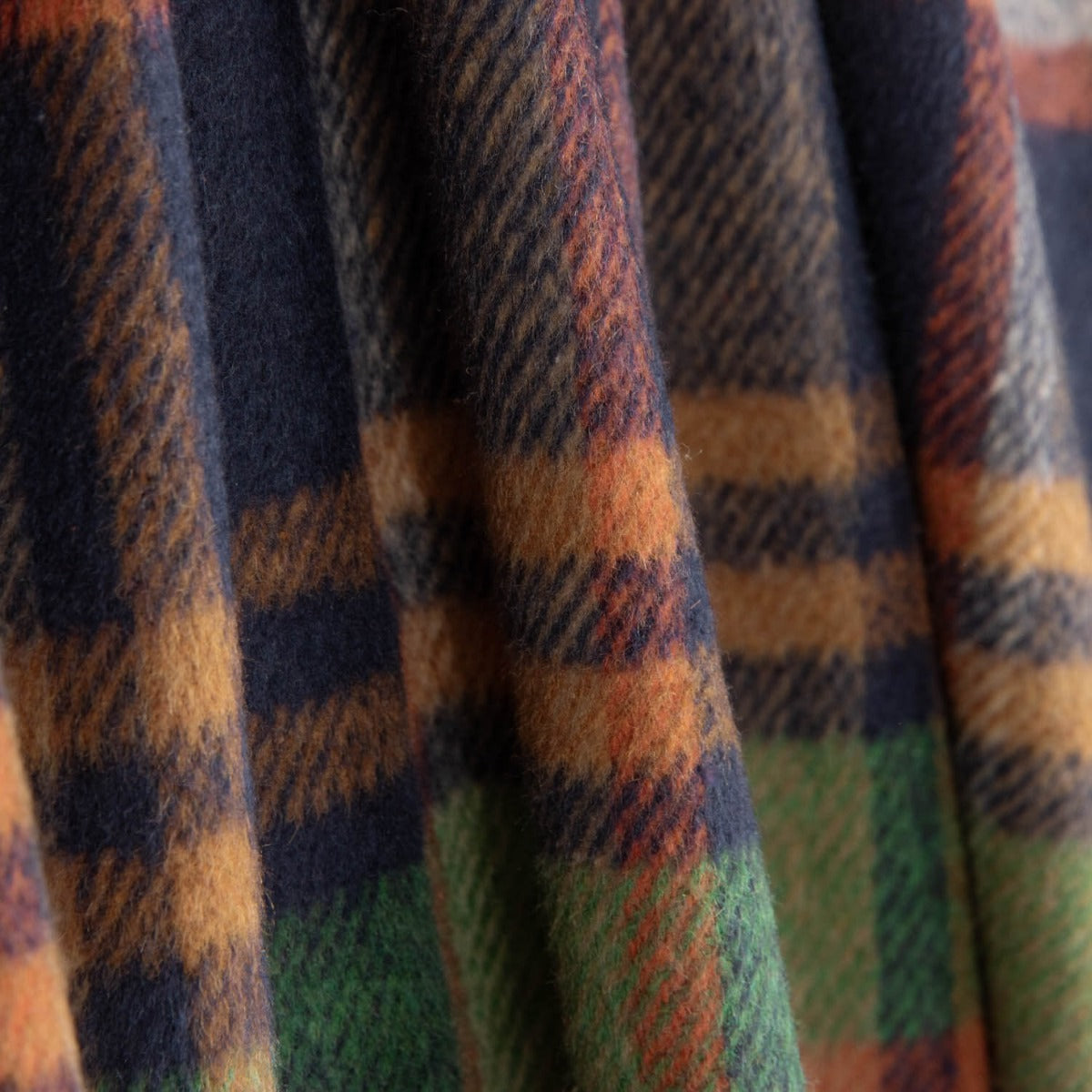 Mouflon Xadrez Verde, Laranja e Marinho - Ribes y Casals