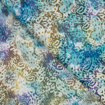 Popeline Bangui Batik Turquesa - Ribes y Casals