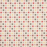 Popline Algodão Noel Star Geo Cru - Ribes y Casals