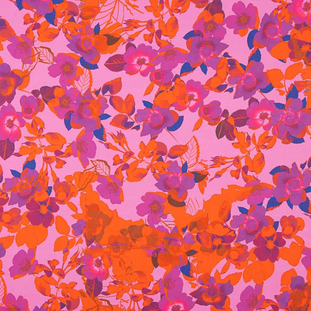 Cetim Poliéster Florência Rosa - Ribes y Casals