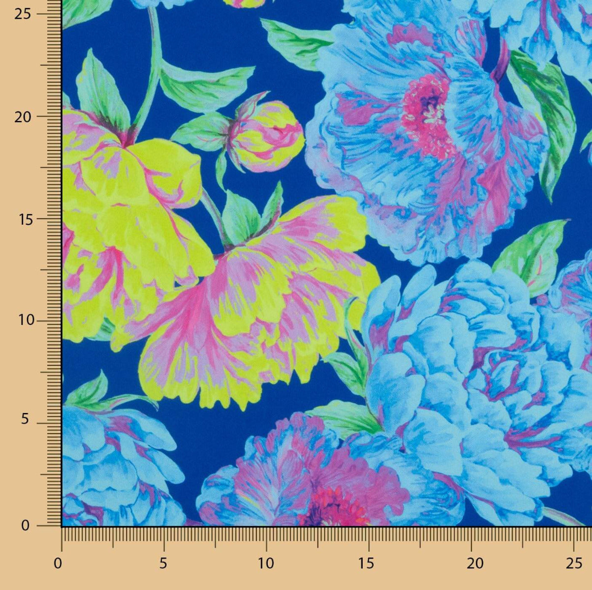 Cetim Poliéster Azul Lima - Ribes y Casals