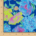 Cetim Poliéster Azul Lima - Ribes y Casals