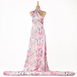 Cetim Estampado Aquarela Rosado - Ribes y Casals