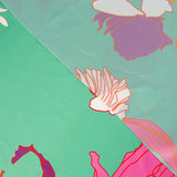 Cetim Estampado Floral Deco Verde - Ribes y Casals