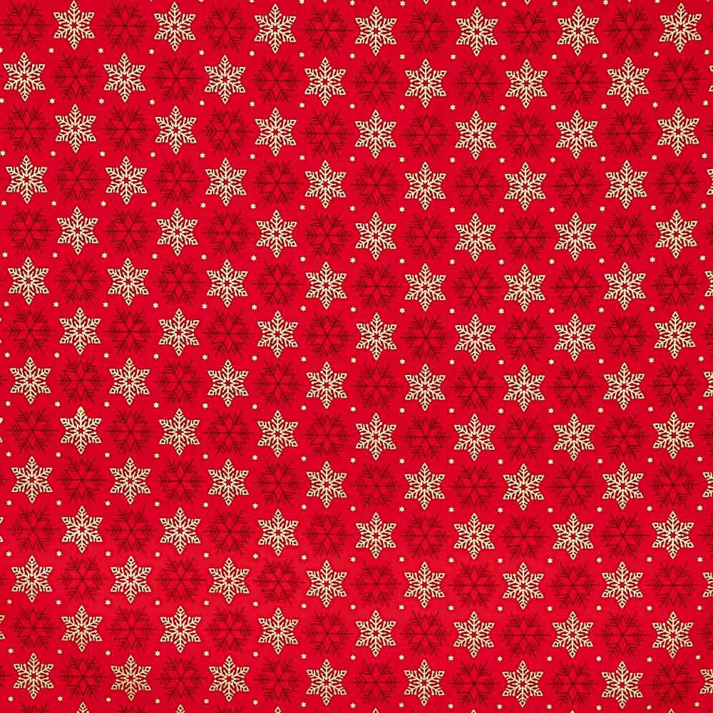 Popeline Algodão Polaris Vermelho - Ribes y Casals