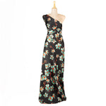 Cetim Estampado Candy Preto - Ribes y Casals