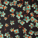 Cetim Estampado Candy Preto - Ribes y Casals