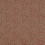 Popeline Algodão Holly Christmas Vermelho - Ribes y Casals