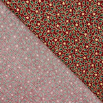 Popeline Algodão Holly Christmas Vermelho - Ribes y Casals