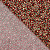 Popeline Algodão Holly Christmas Vermelho - Ribes y Casals